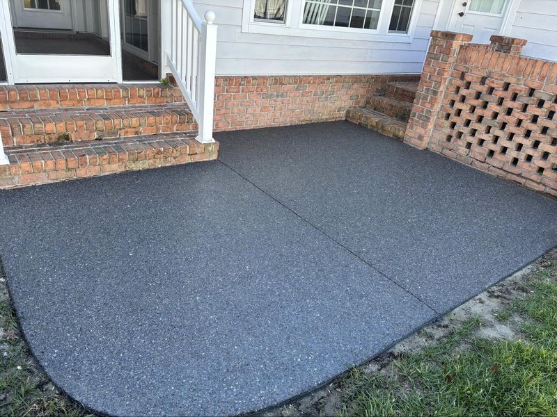 Exposed Aggregate Patio