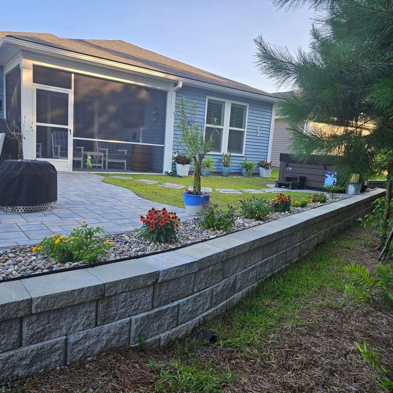 Paver Patio and Retaining Wall