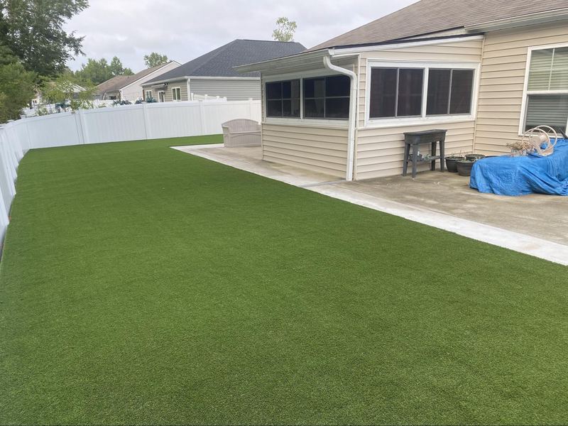 Full Backyard Turf Install