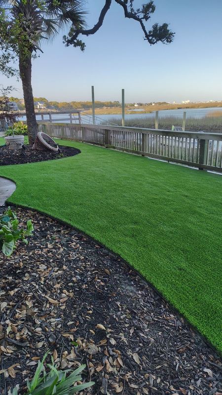 Artificial Turf Lawn, Waterfront